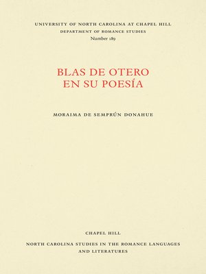 cover image of Blas de Otero en su poesía